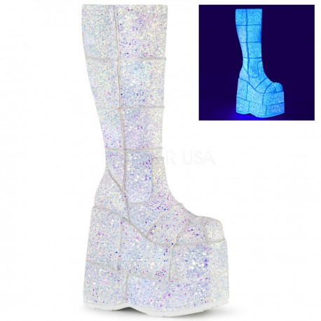 Cizme STACK 301 G accesorii teatru gotic demonia platforma inalta 
