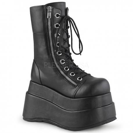 Cizme stil gotic demonia talpa inalta BEAR 265