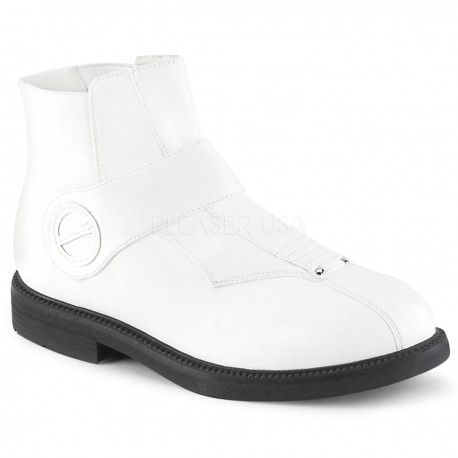 Ghete albe barbati accesorii teatru DAPPER 06