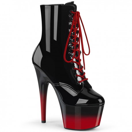 Botine cu platforma inalta papuci cu toc inalt de club ADORE 1020 Piele